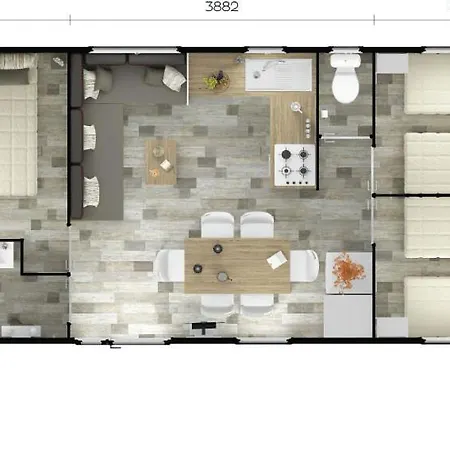 Les Champs Blancs キャンプ場 5*